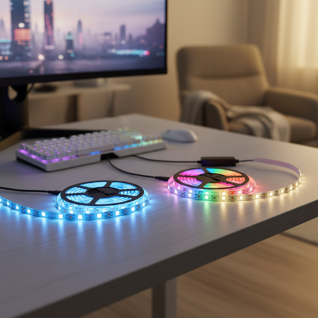 RGB vs. RGBIC Tech: Unveiling the Differences in LED Strip Lighting