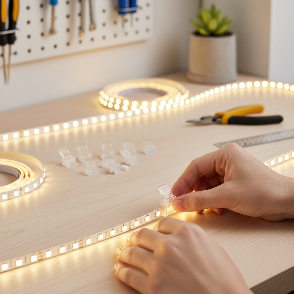 How to Properly Use Gapless Connectors for LED Strip Lights