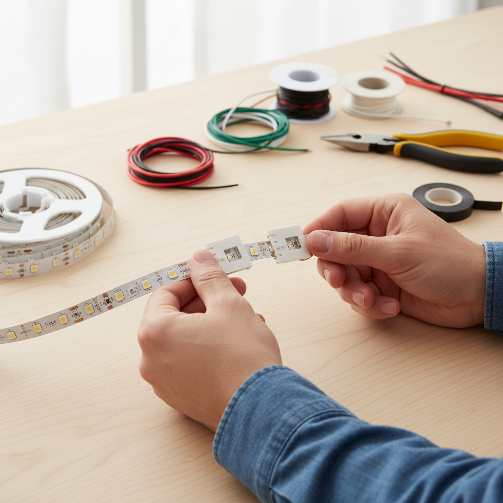 Effortless LED Wire Splicing: A Solderless DIY Guide